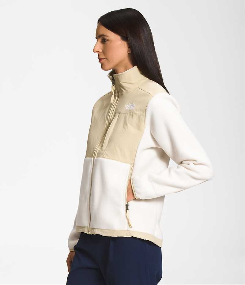 Vestes Polaires The North Face Denali Femme Blanche | PARIS HXFCR