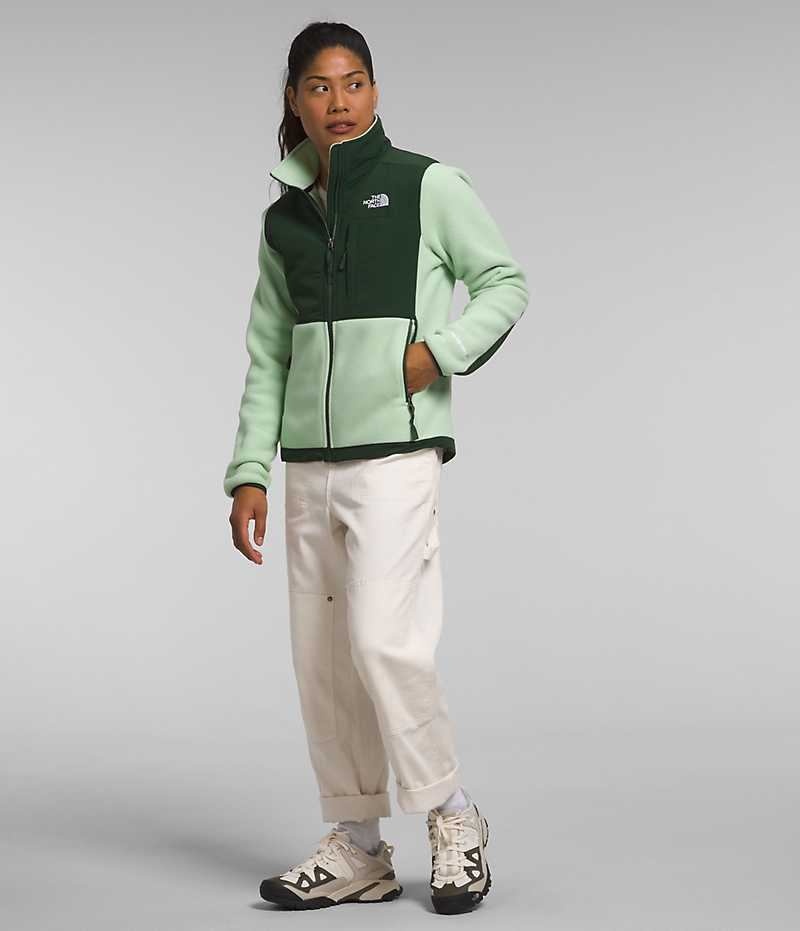 Vestes Polaires The North Face Denali Femme Vert | FR JQEXN