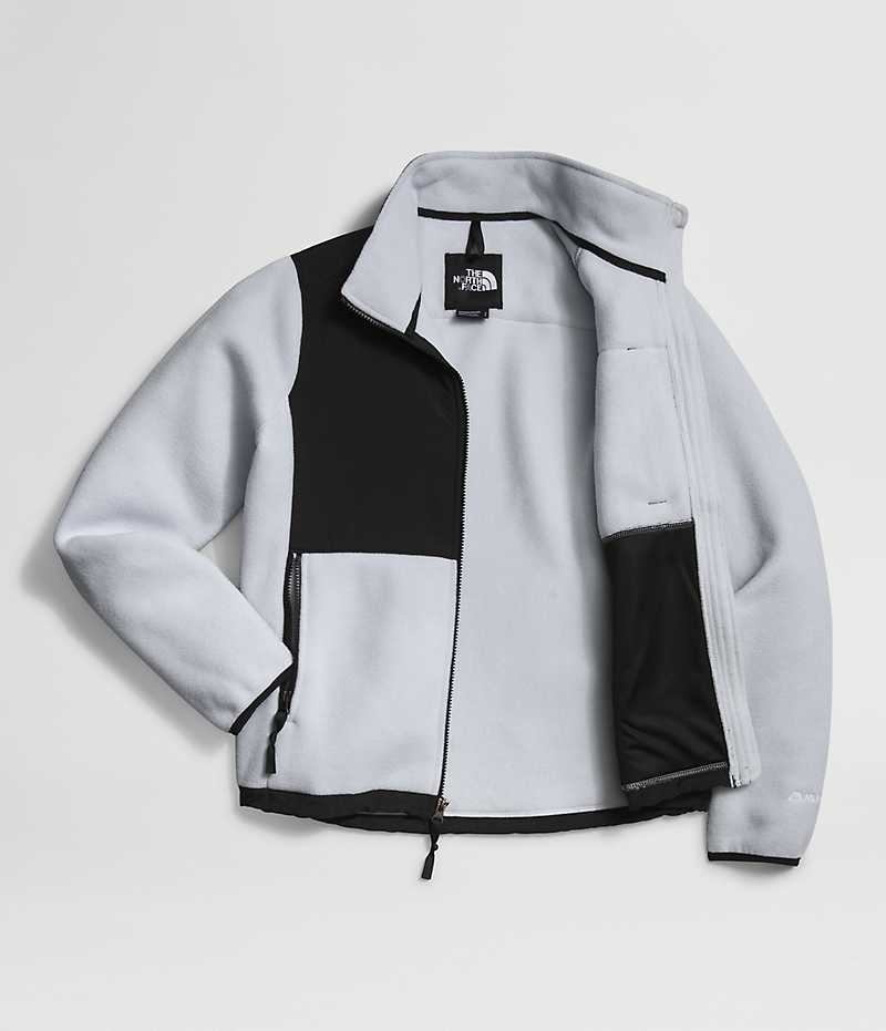 Vestes Polaires The North Face Denali Femme Noir Blanche | FRANCE OGSXE