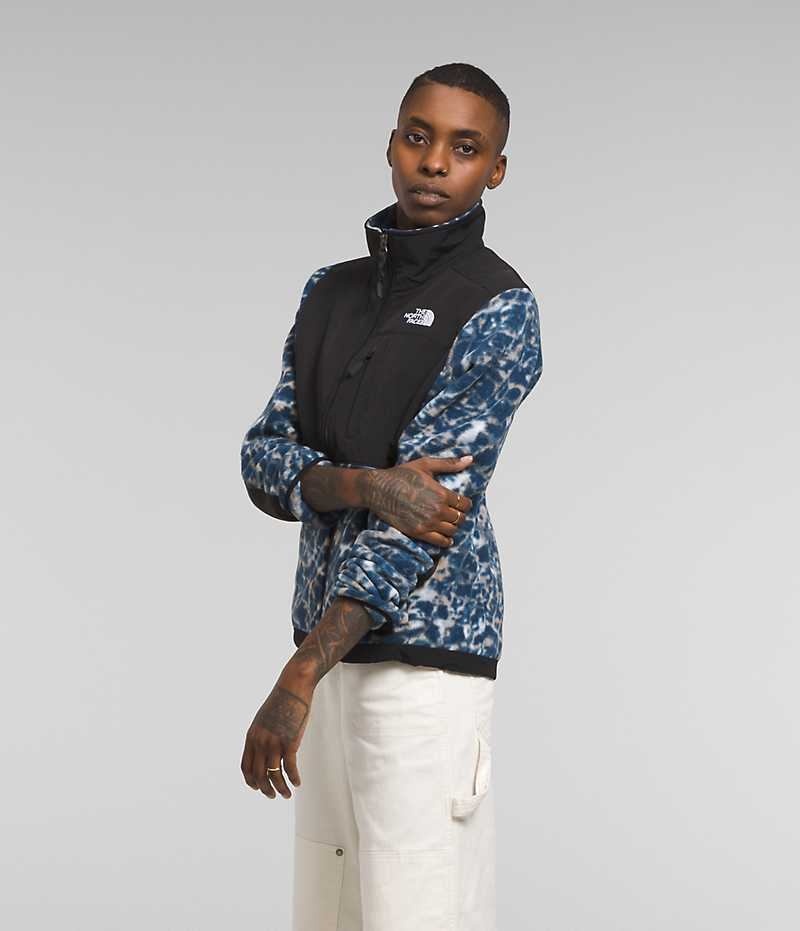 Vestes Polaires The North Face Denali Femme Bleu Marine | FRANCE NVHKS
