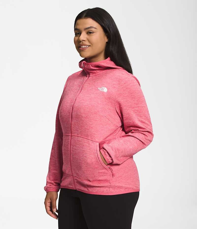 Vestes Polaires The North Face Plus Canyonlands Hoodie Femme Rose | PARIS LICUE