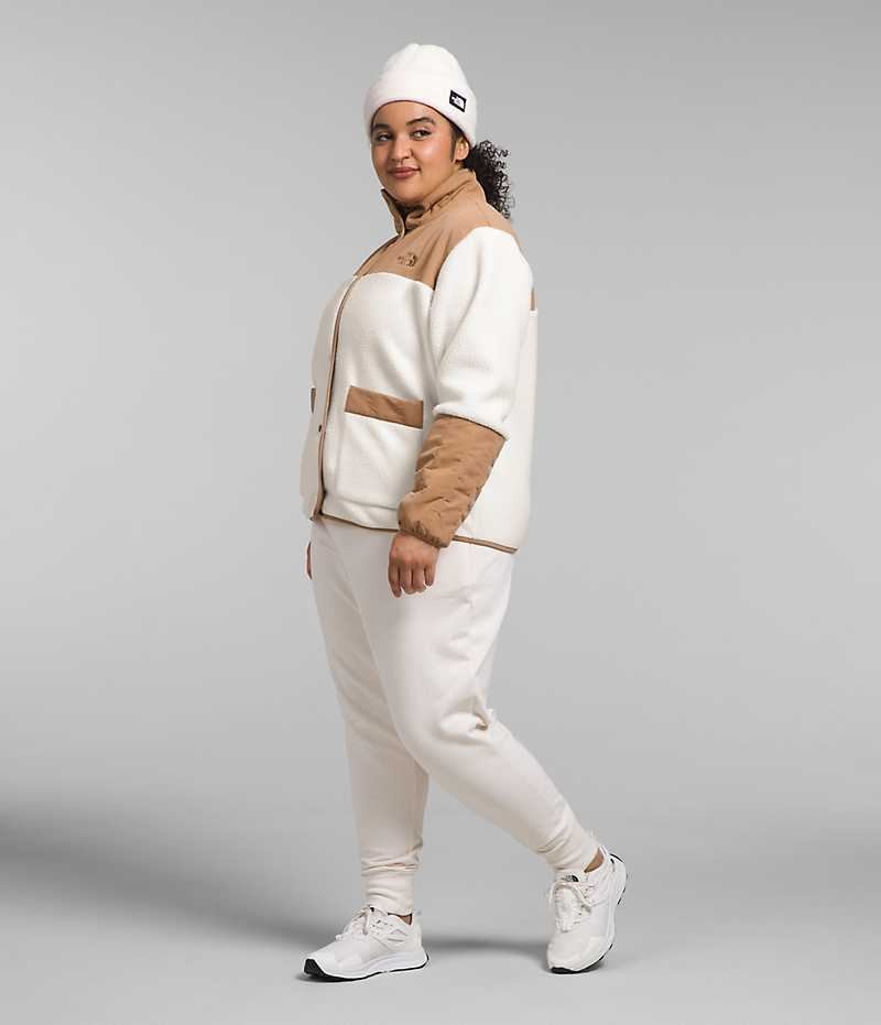 Vestes Polaires The North Face Plus Cragmont Femme Blanche | FRANCE ZFULS