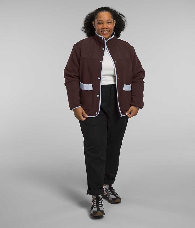 Vestes Polaires The North Face Plus Cragmont Femme Marron | FR MKWDT