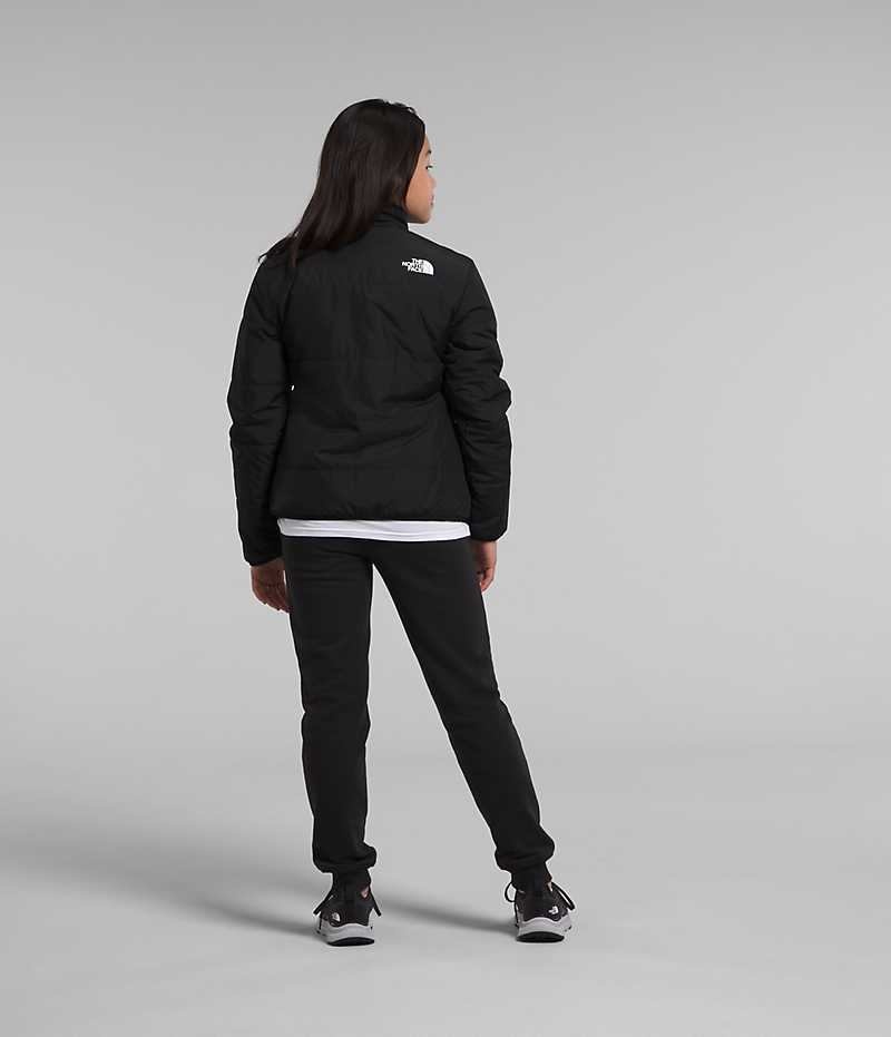 Vestes Polaires The North Face Reversible Mossbud Fille Noir | PARIS ZUPDY
