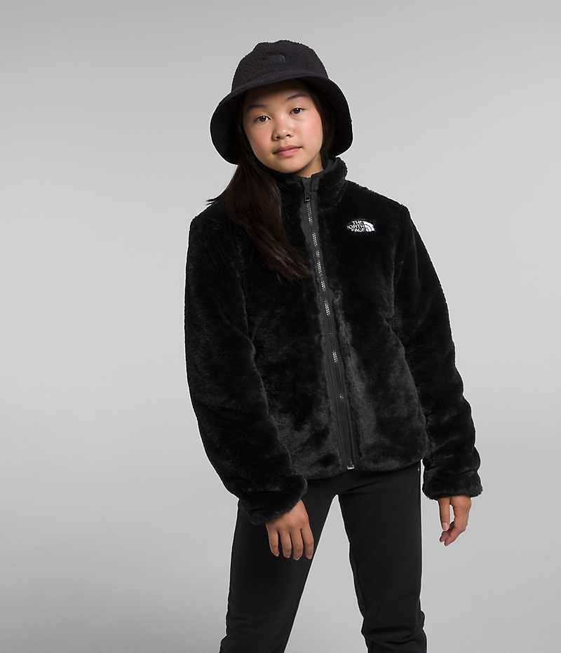 Vestes Polaires The North Face Reversible Mossbud Fille Noir | PARIS ZUPDY
