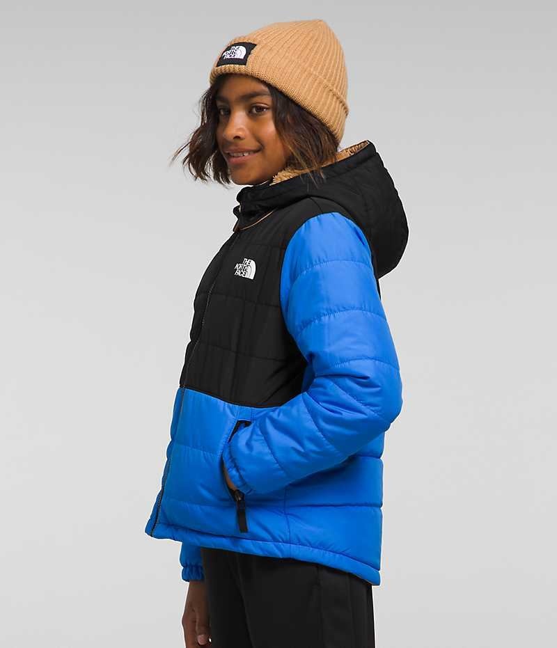 Vestes Polaires The North Face Reversible Mt Chimbo Full-Zip Encapuchonné Garcon Bleu | PARIS TSLRV