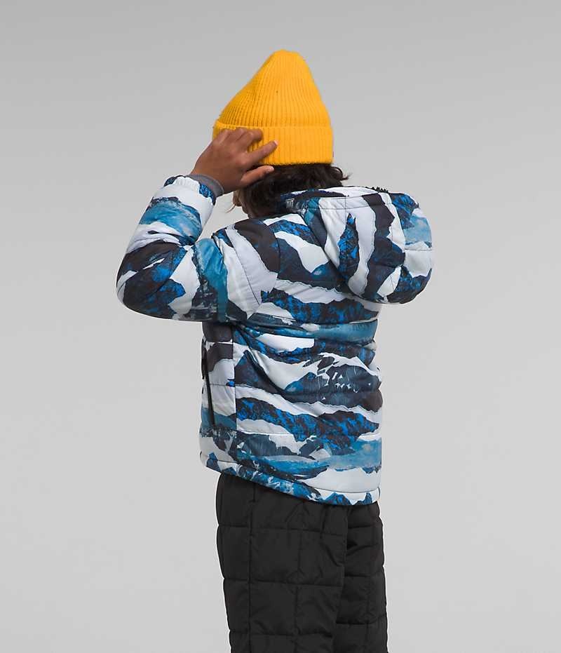 Vestes Polaires The North Face Reversible Mt Chimbo Full-Zip Encapuchonné Garcon Bleu | FR OMZWH