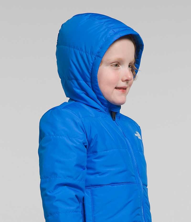 Vestes Polaires The North Face Reversible Mt Chimbo Full-Zip Encapuchonné Garcon Bleu | FRANCE LBRDN