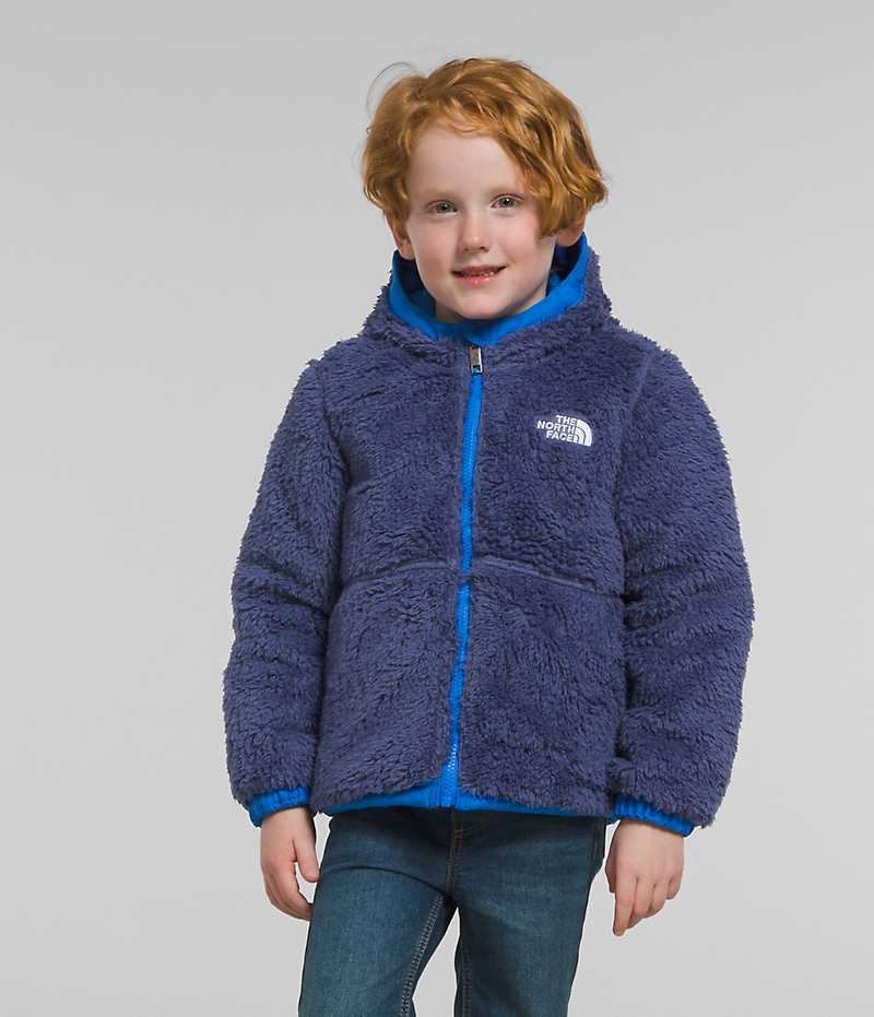 Vestes Polaires The North Face Reversible Mt Chimbo Full-Zip Encapuchonné Garcon Bleu | FRANCE LBRDN