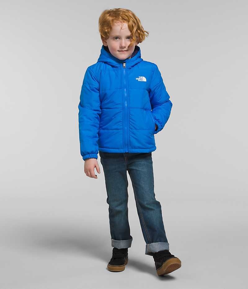 Vestes Polaires The North Face Reversible Mt Chimbo Full-Zip Encapuchonné Garcon Bleu | FRANCE LBRDN