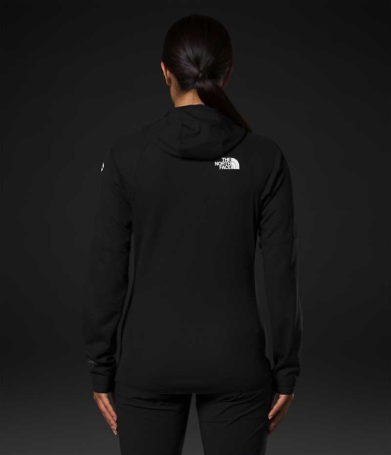 Vestes Polaires The North Face Summit Series FUTUREFLEECE™ Full-Zip Hoodie Femme Noir | PARIS ZWQVL