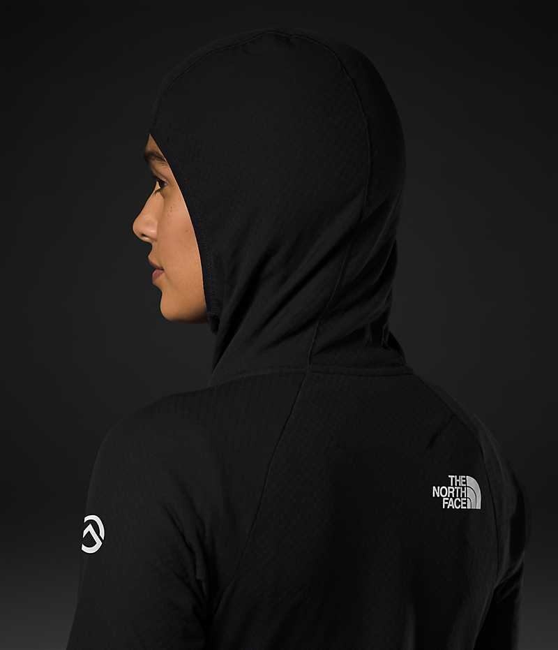 Vestes Polaires The North Face Summit Series FUTUREFLEECE™ Full-Zip Hoodie Femme Noir | PARIS ZWQVL