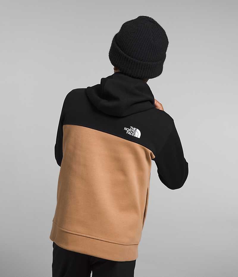 Vestes Polaires The North Face TNF™ Tech Full-Zip Hoodie Garcon Kaki Noir | FRANCE FBUHV