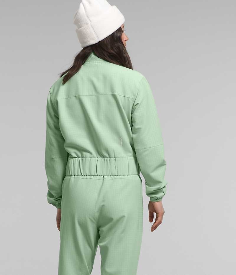 Vestes Polaires The North Face Tekware™ Grid Full-Zip Femme Menthe | FRANCE UPXAI