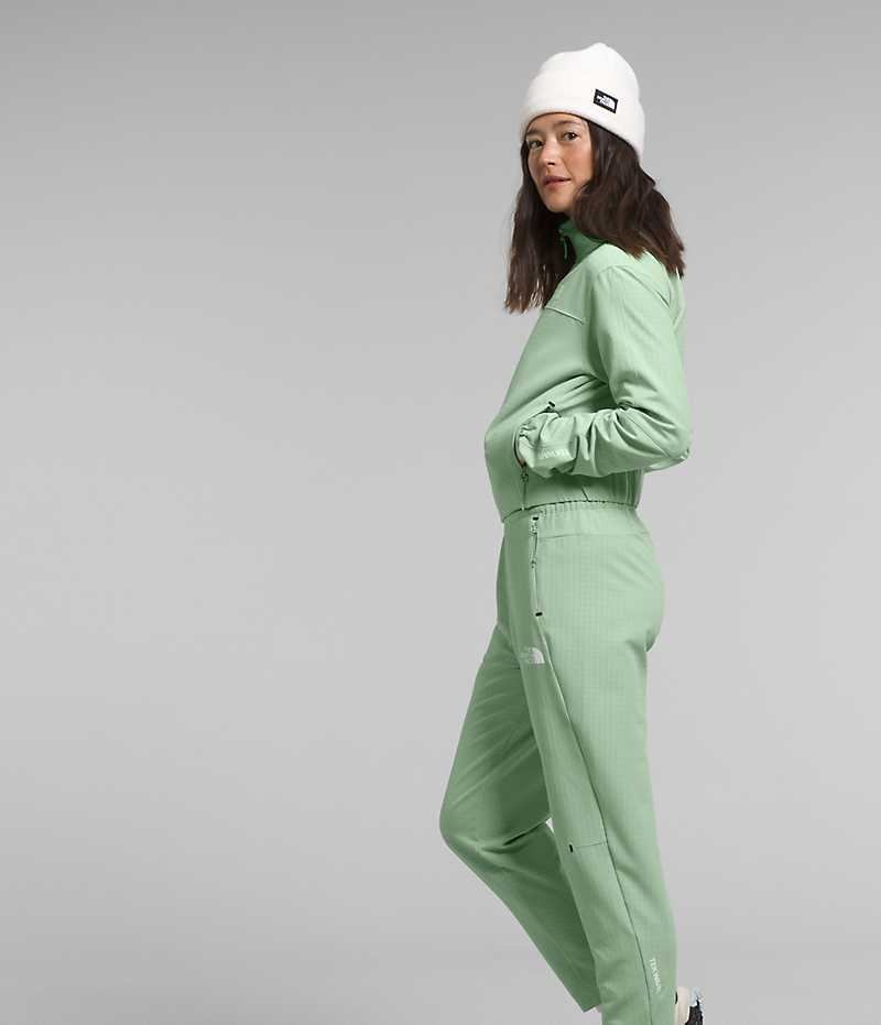 Vestes Polaires The North Face Tekware™ Grid Full-Zip Femme Menthe | FRANCE UPXAI